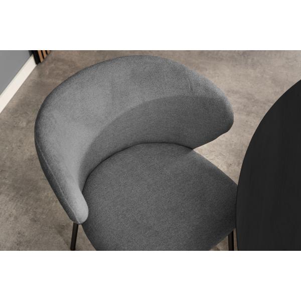 Bolette stof mørkegrå