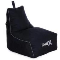Gamer sækkestol sort/grå 82x76x73cm