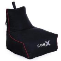 Gamer sækkestol sort/rød 82x76x73cm
