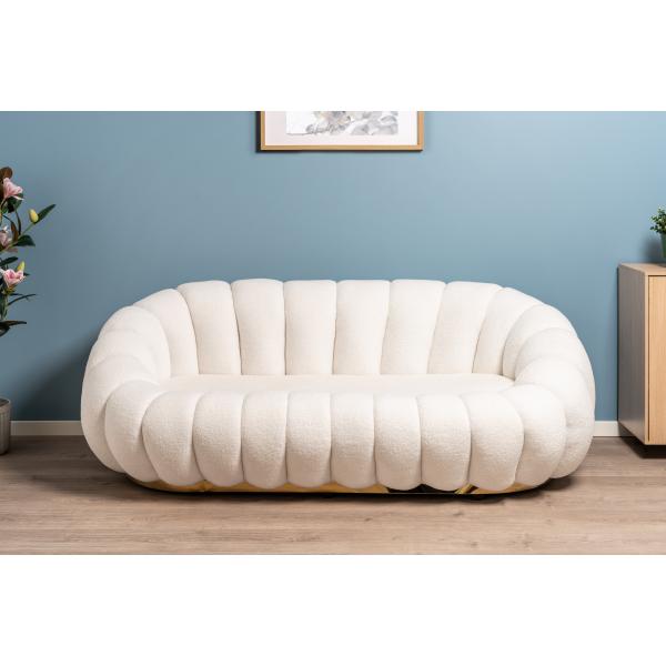 Tuli 3 pers. teddy hvid