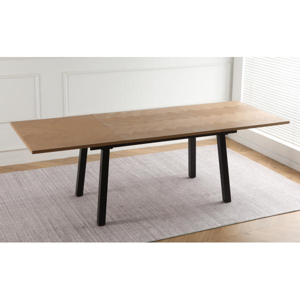 San Marino sildeben med stjernestel 240x90x76 natur/sort
