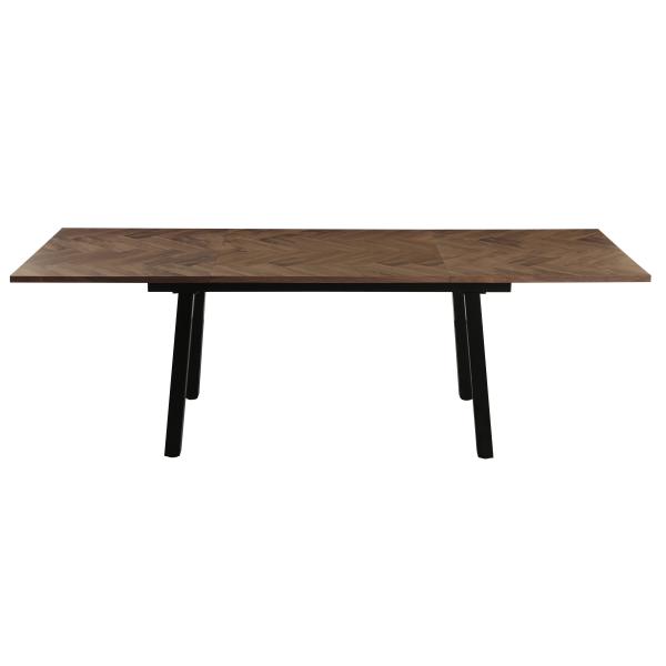 San Marino sildeben med stjernestel 240x90x76cm mørkebrun/sort