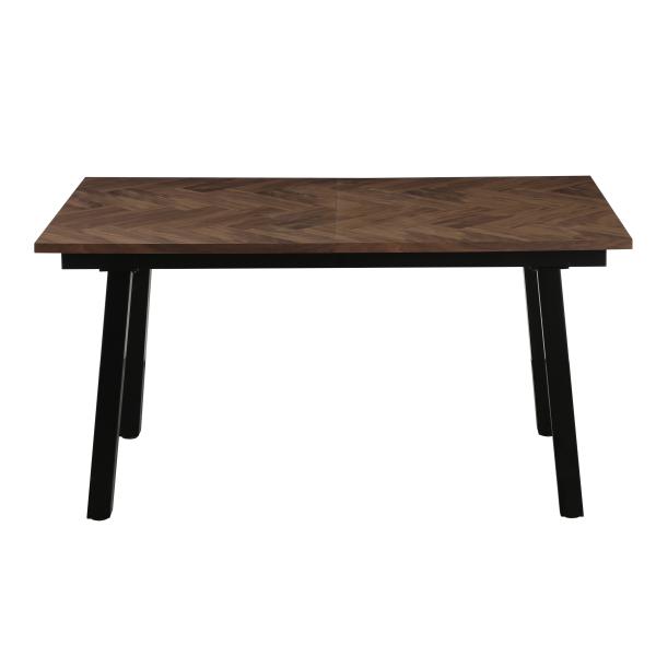 San Marino sildeben med stjernestel 240x90x76cm mørkebrun/sort