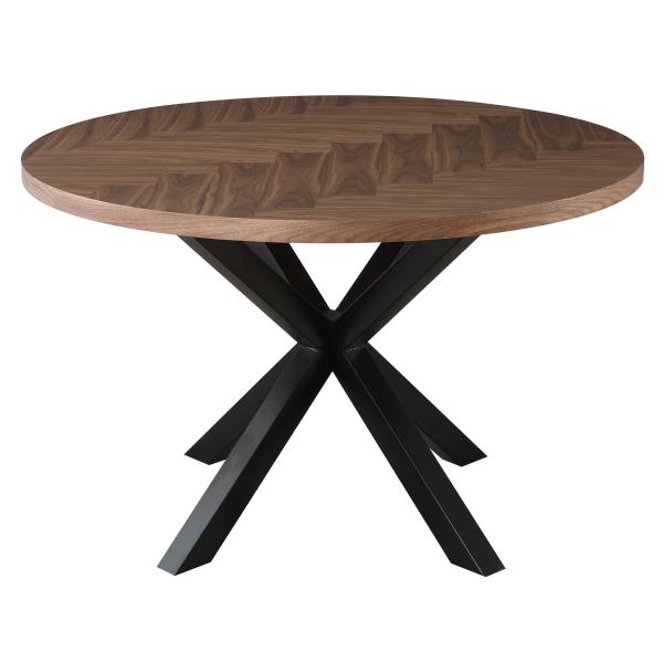 Portofino sildeben mørkebrun ø120cm