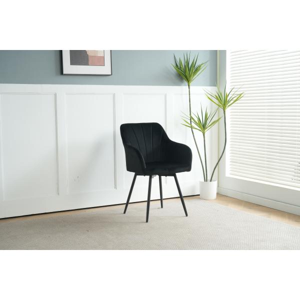 Lucy med drejefunktion velour sort
