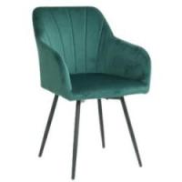 Lucy med drejefunktion velour mørkegrøn