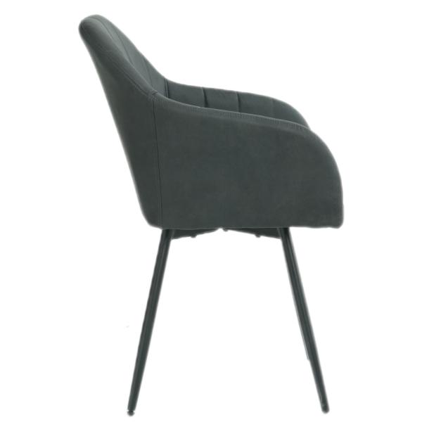 Lucy med drejefunktion suede sort