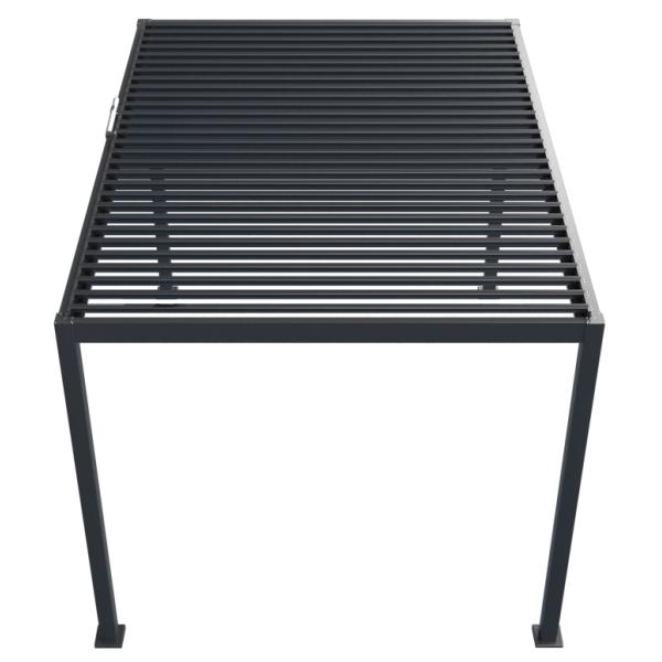 Essence elektrisk pergola med lameltag 400x300cm antracit