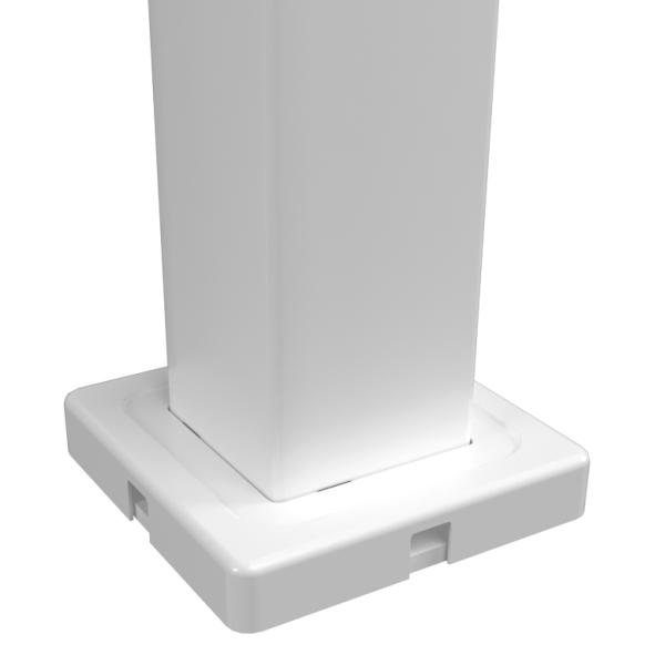 Essence elektrisk pergola med lameltag 400x300cm hvid