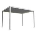 Essence elektrisk LED pergola med lameltag 400x300cm hvid