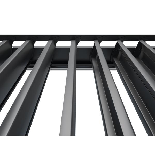 Essence elektrisk pergola med lameltag 600x300cm antracit