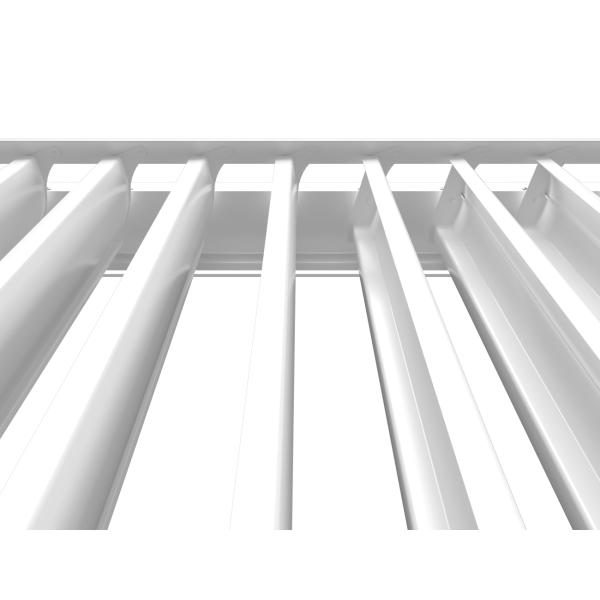Essence elektrisk pergola med lameltag 600x300cm hvid