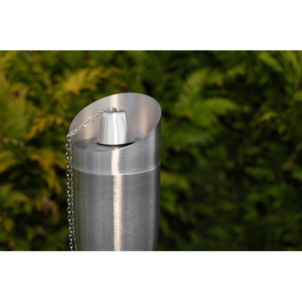 Fakkel i rustfrit stål 158cm 