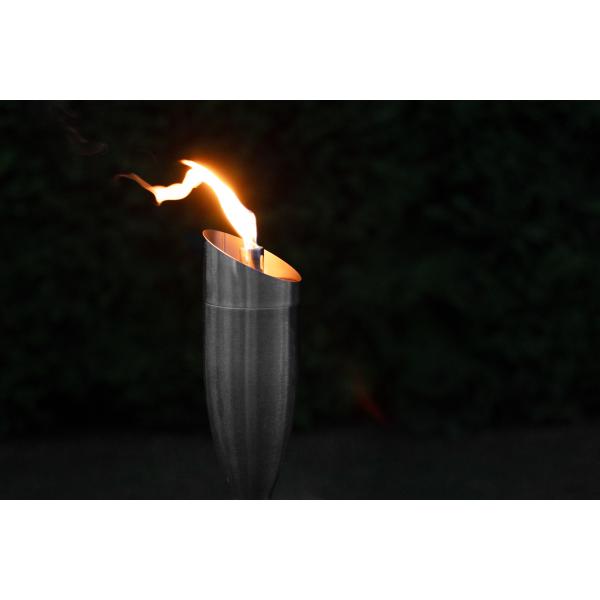 Fakkel i rustfrit stål 158cm 