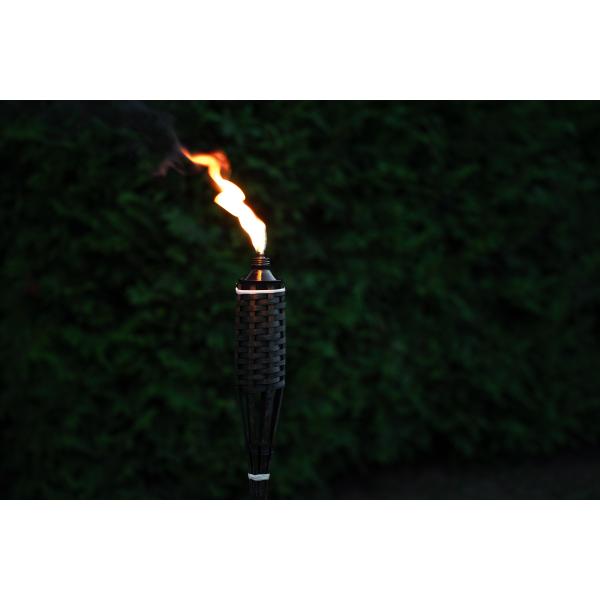 Bambusfakkelsæt sort 150cm