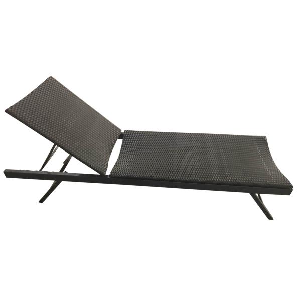 Solseng i polyrattan, sort , køb din nye solseng i polyrattan, sort ...