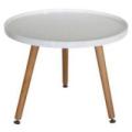 Madrid Sofabord Hvid Ø60X45 Sofabord