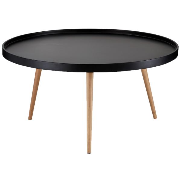Opus Sofabord sort/natur stor