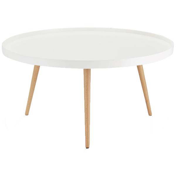 Opus Sofabord hvid/natur stor