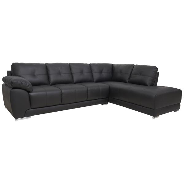 Carrie chaiselong sofa sort læder højrevendt, kaufen sie carrie ... Byg selv havebord