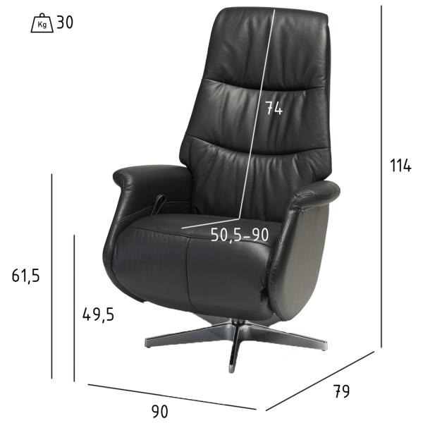 Delta læder sort