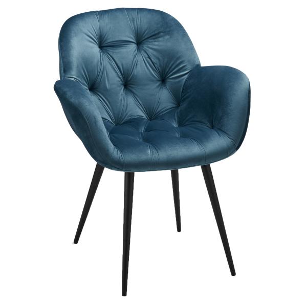 Salina velour lyseblå