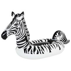 Bestway oppustelig zebra med LED lys 254x142cm badedyr