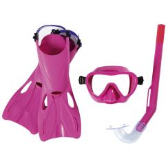 Bestway Hydro-Swim pink str. 24-27 snorkelsæt