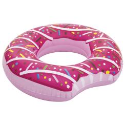 Bestway donut lyserød ø107cm badering