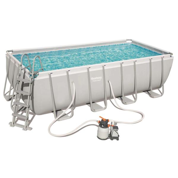 6: Bestway Power Steel Pool 488x244x122cm