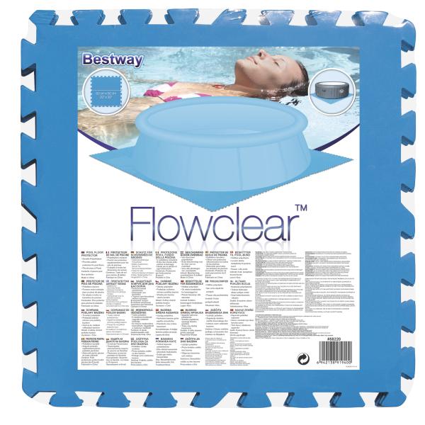 Bestway pool underlag 50x50cm (sæt med 9 stk)