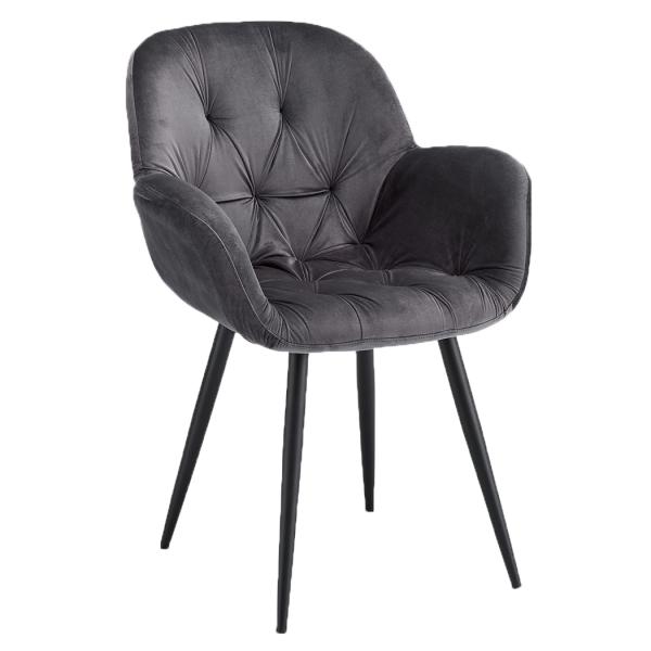 Salina velour grå