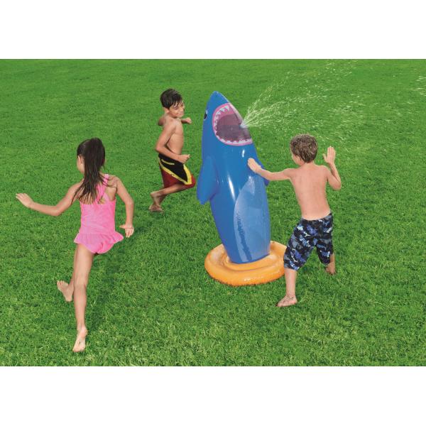 Bestway haj med sprinkler 74x74x132cm