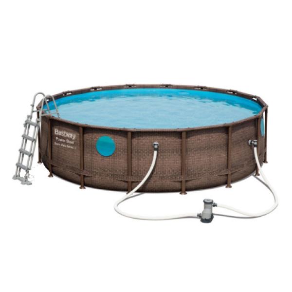 Billede af Bestway Power Steel Pool ø488x122cm