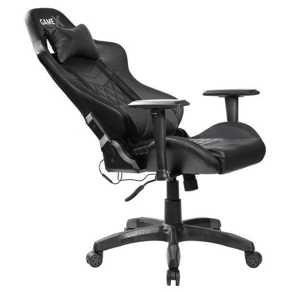 GameX Lopez LED kunstlæder sort