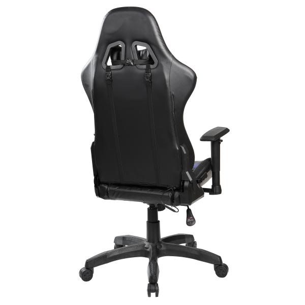 GameX Lopez LED kunstlæder sort/blå