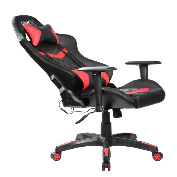 GameX Lopez LED kunstlæder sort/rød