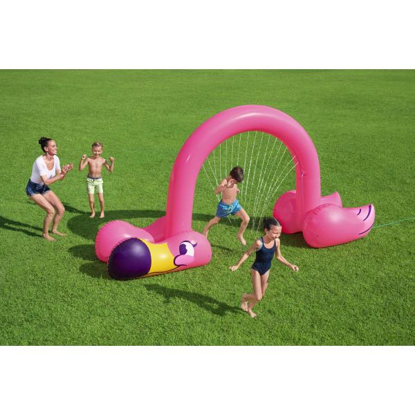 Bestway flamingo med sprinkler 340x110x193cm