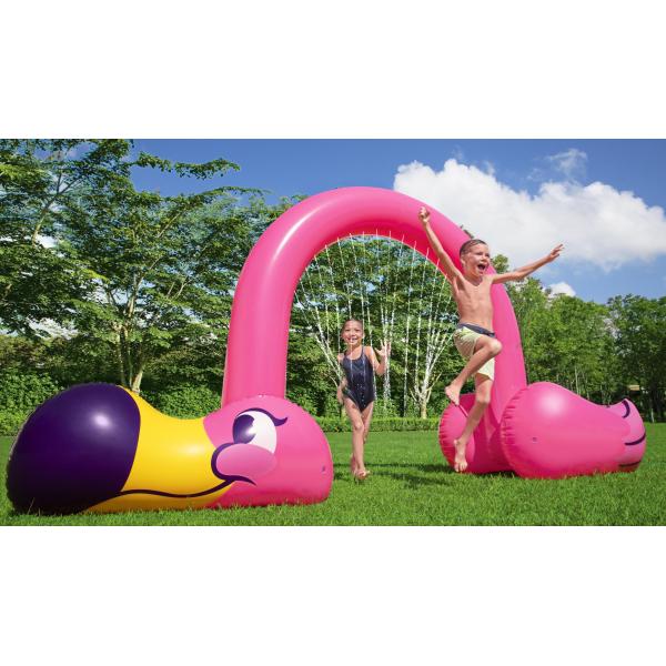 Bestway flamingo med sprinkler 340x110x193cm