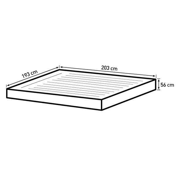 Bestway tritech kingsize 203x193x56cm