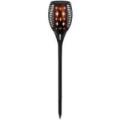 Solcellelampe flamme 96 LED lys