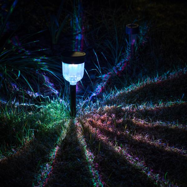 Solcelle lampe med LED lys