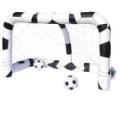 Oppustelig Fodboldnet 213X117X125Cm Badedyr