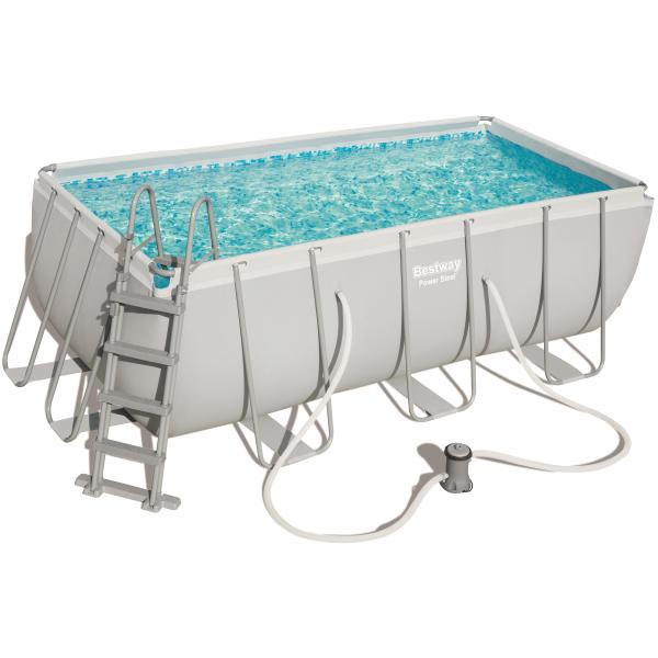 Billede af Bestway Power Steel Pool 412x201x122cm