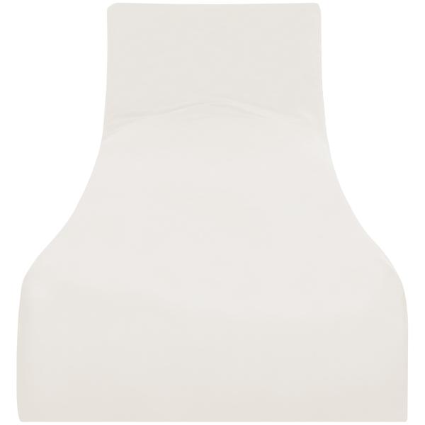 Lounge sækkestol stof creme