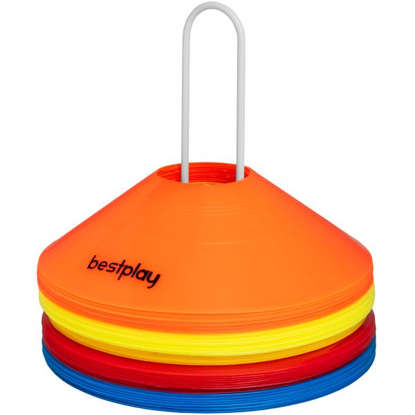 Bestplay Kegleholder og 50 kegler 20cm