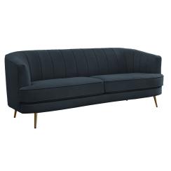 Andria 3 pers. stof mørkeblå 2+3 personers sofa