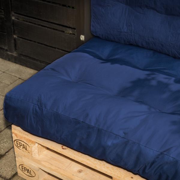 Siddehynde  navy 120x80x15cm