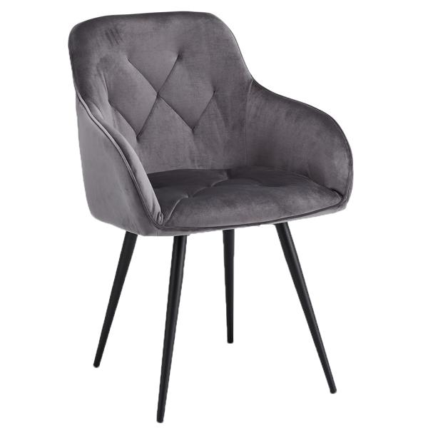 Nadja velour grå