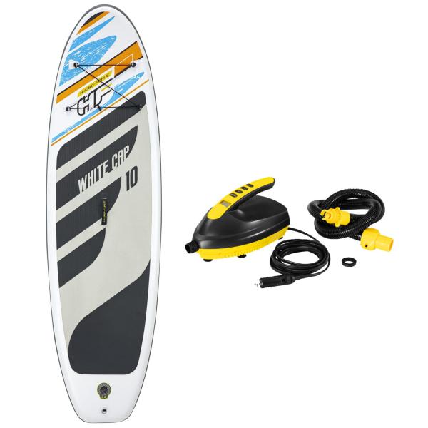 SUP pakke Bestway Hydro-Force White Cap Set + pumpe